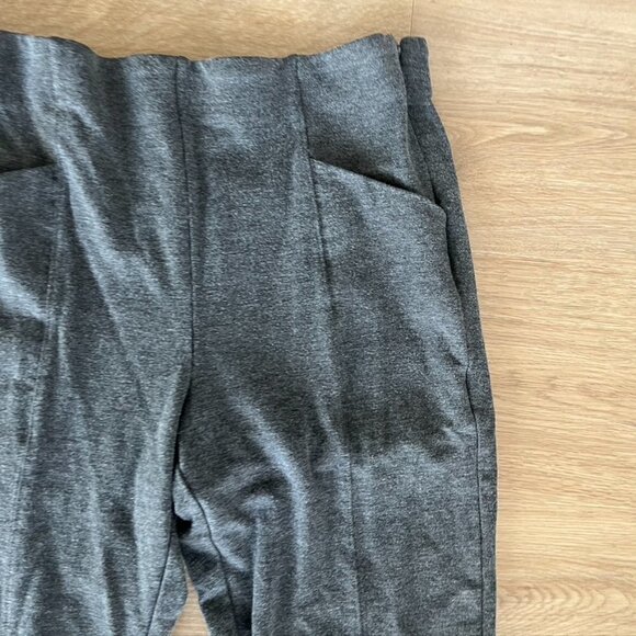 Athleta Siena Skinny Pant Gray Ponte Ankle Pants Size 12 - Picture 6 of 10